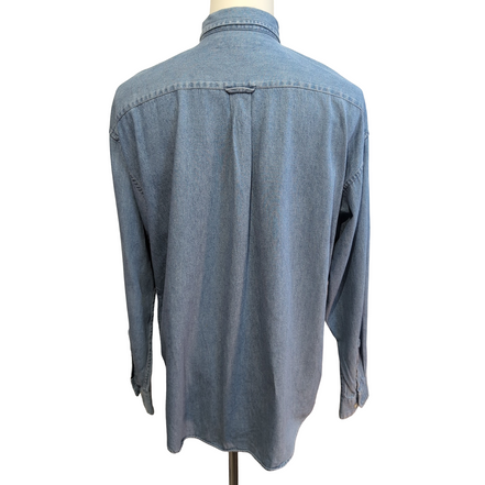 Chemise Lee denim bleu jean manches longues 1 poche M