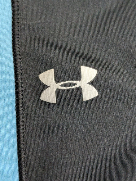 Pantalon Legging Under Armour Compression Noir & Bleu - Femme Taille M