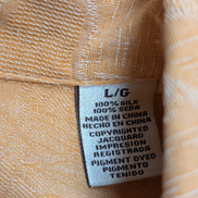 Chemise hawaïenne soie orange Jamaica Jaxx manches courtes taille L