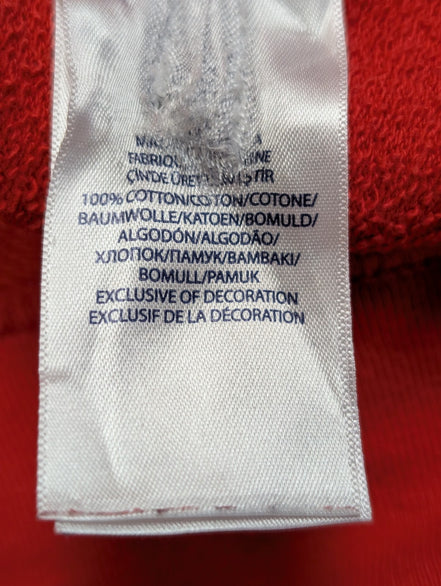 Veste à capuche Polo Ralph Lauren rouge Polo 67 flocage vintage S