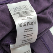 Haut Naf Naf Femme Taille S Violet Cache-Cœur 70% Modal Manches Longues Neuf