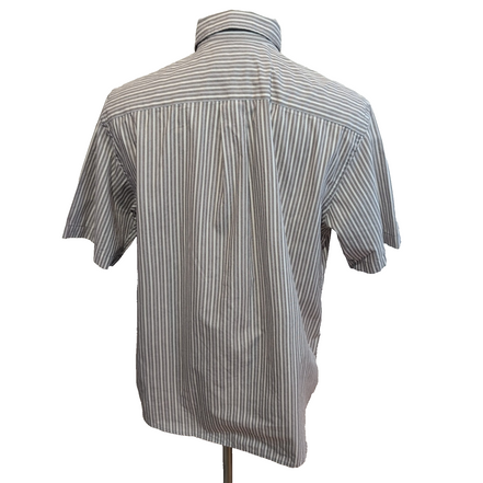 Chemise Dockers à Rayures avec Poche - Marron Clair - Taille L