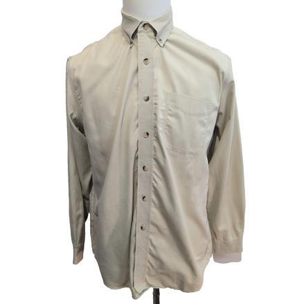 Chemise L.L. Bean Marron Camel - Wrinkle Resistant - 1 Poche - Taille M