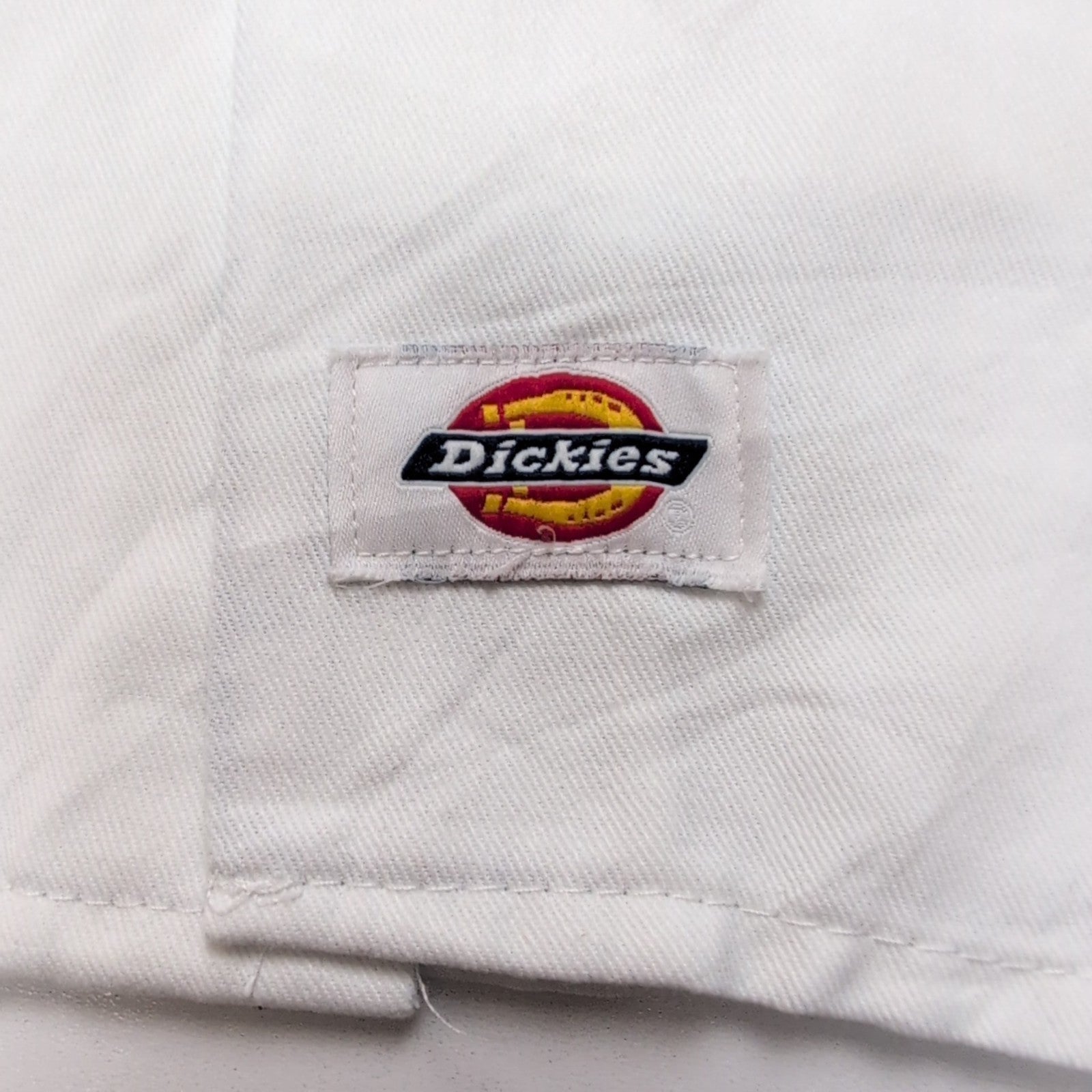 Chemise DICKIES Homme 2XL Blanche Unie Manche Courte 2 Poches