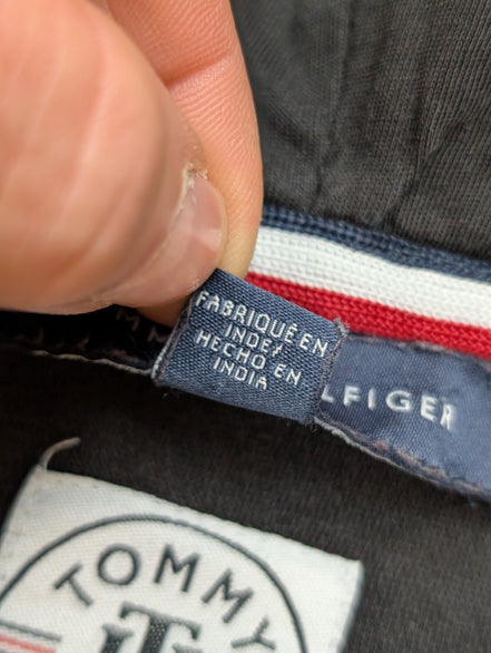Veste à Capuche Zippée Tommy Hilfiger Homme Noir S | Passes-Pouces
