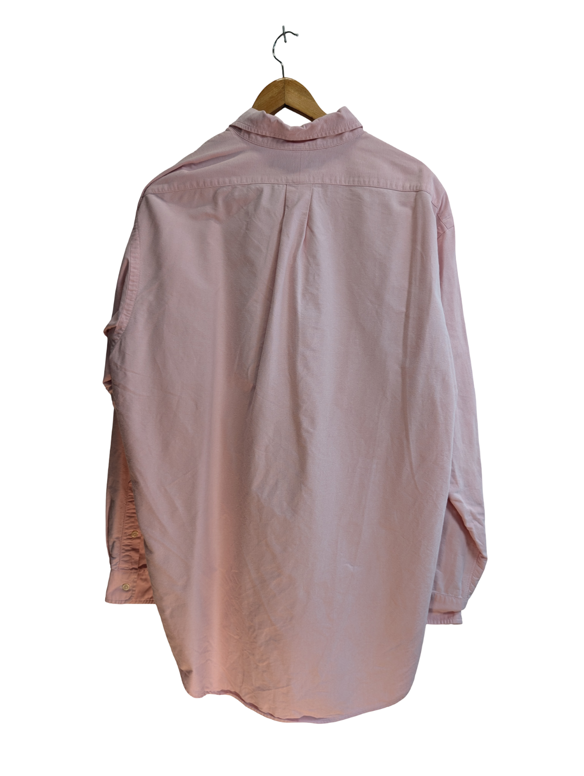 Chemise Ralph Lauren rose uni logo marron taille L #2507