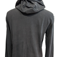 Sweat Fin à Capuche Nike Noir - Logo Brodé Blanc - Taille M Homme