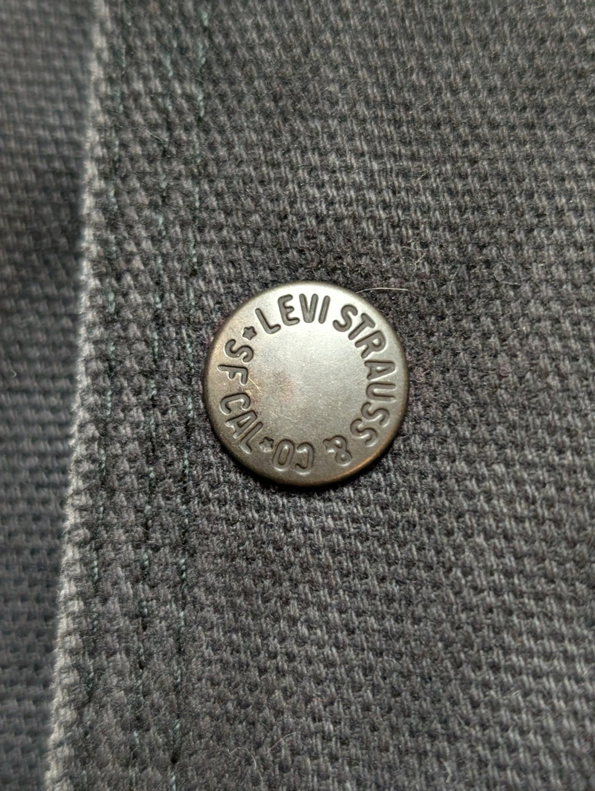 Manteau Mi-Long homme LEVI'S Coton Épais Doublé Motif Aztèque - Taille S