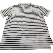 Polo manches courtes Polo Ralph Lauren rayures noir blanc coton XL