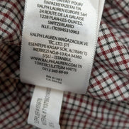 Chemise Ralph Lauren XXL Flanelle Carreaux Rouge Noir Shirt Button Down 3153