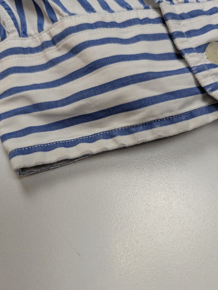 Chemise Ralph Lauren Golf Tilden XXL 3XL Rayures Bleues Shirt Button Down