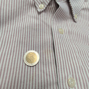 Chemise L.L. Bean rouge à rayures 1 poche taille L/XL