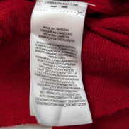 Pull POLO RALPH LAUREN Rouge Col V 100% Laine MERINOS Doux Taille L Homme Luxe