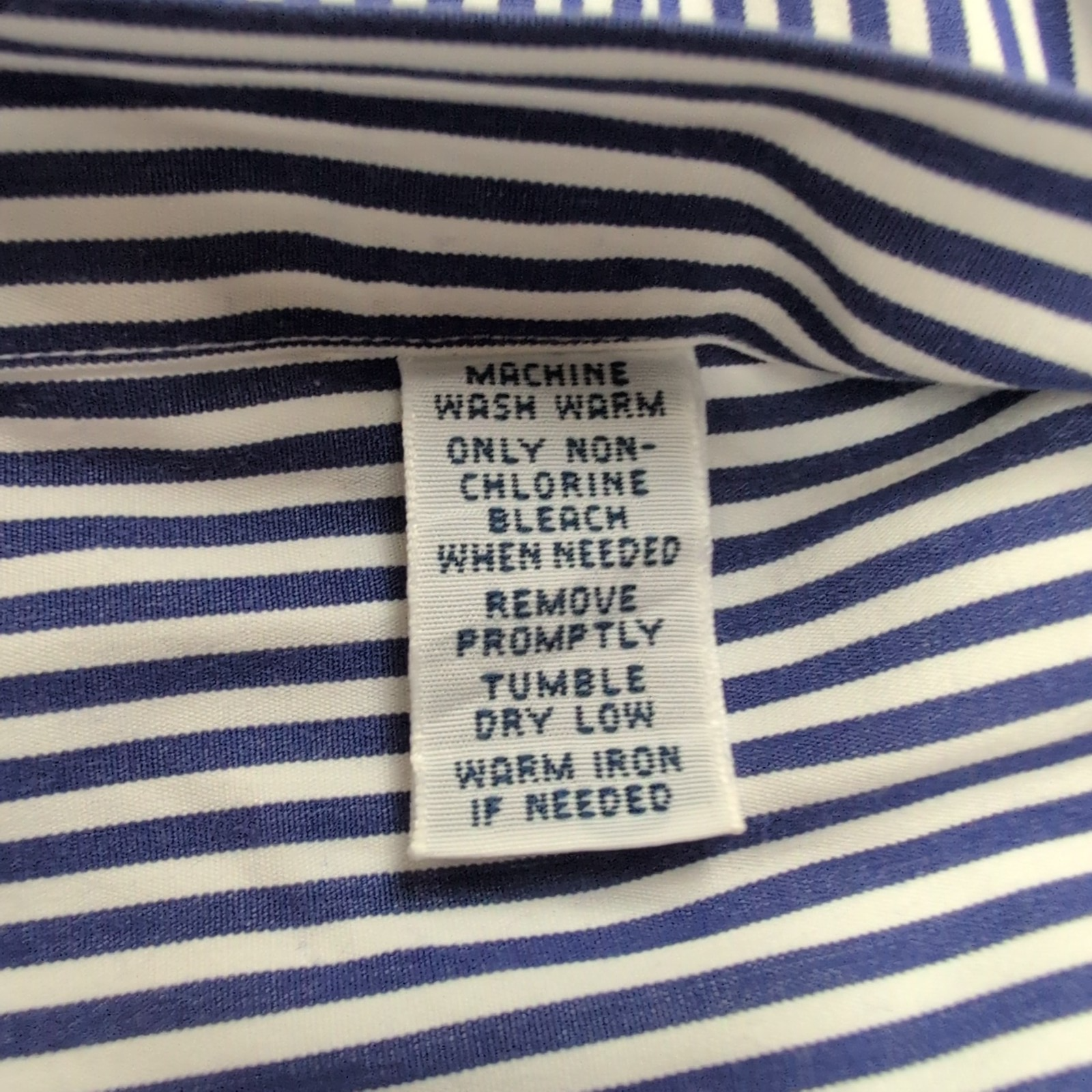 Chemise Ralph Lauren XL Bleue Rayures Logo Rouge Classic Fit Button Down Shirt