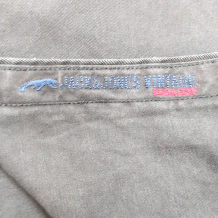 Chemise Jack & Jones Vintage Western Noir Style Vintage Jean Fin Taille S