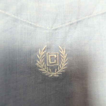 Chemise CHAPS bleue uni taille L #71e