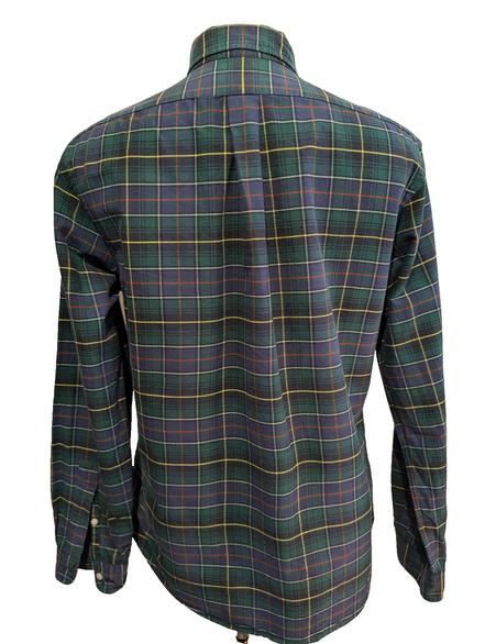 Chemise Ralph Lauren Carreaux Multicolores Manches Longues Custom Fit - Taille M