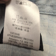 Chemise Patagonia L Bleu Carreaux Bio 65% Polyester 35% Coton Manches courtes