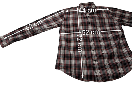 Chemise Dockers rouge à carreaux taille M #166msch