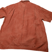 Chemise hawaïenne soie Jamaica Jaxx rouge manches courtes taille L