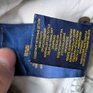Pantalon Velours Côtelé Polo Ralph Lauren W28 L28 Gris Homme Vintage Jean