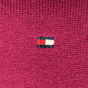 Pull fin sans Manche Tommy Hilfiger Fuchsia - Coton Pima - Taille XL Femme