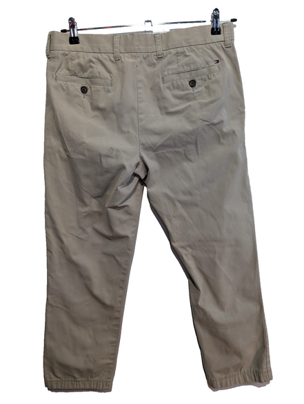 Pantalon Chino Tommy Hilfiger Crème W32 L32 Vintage Homme