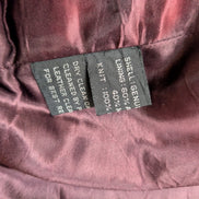 Vintage Stratojac Leather Bomber Jacket 42 Harrington Burgundy Veste Cuir |49c