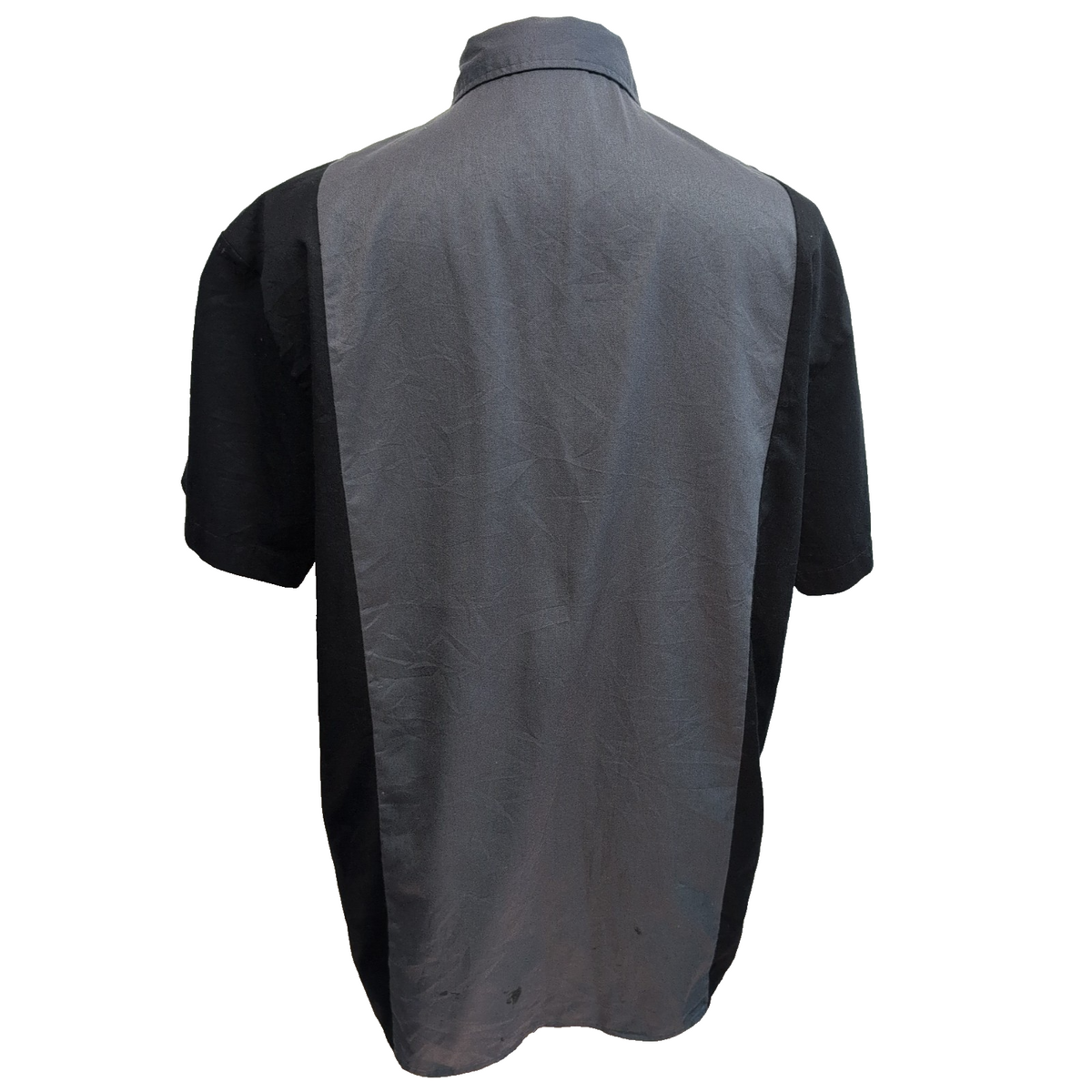 Chemise Dickies L Noir Gris Manches courtes 2 Poches Workwear Poche Stylo