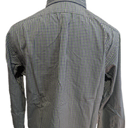 Chemise Polo Ralph Lauren Shirt L Custom Fit Carreaux Vert Bleu Button Down Logo
