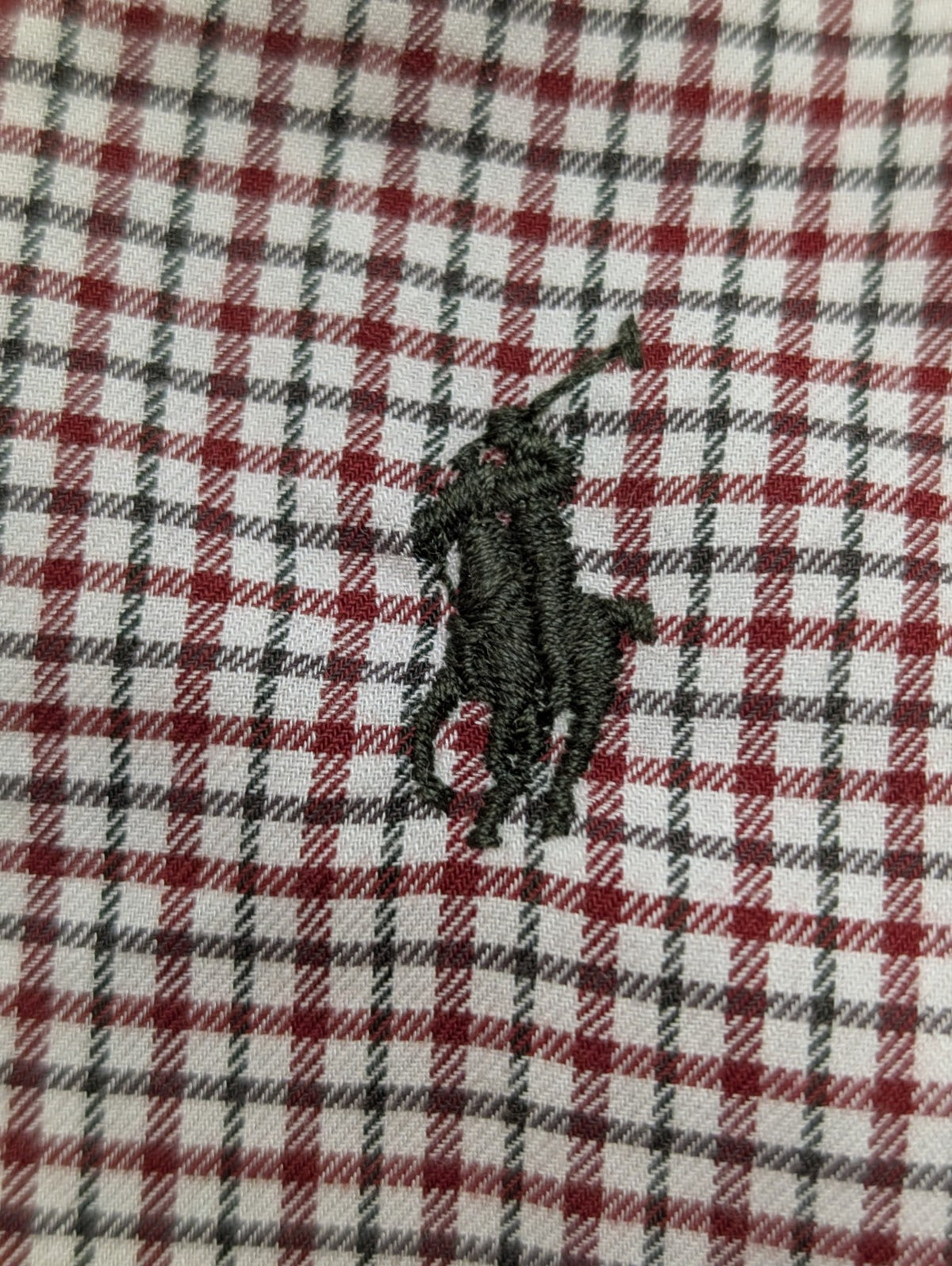 Chemise Ralph Lauren XXL Flanelle Carreaux Rouge Noir Shirt Button Down 3153