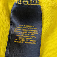 Polo manches courtes Polo Ralph Lauren femme jaune logo violet Skinny L
