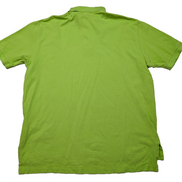 Polo manches courtes Polo Ralph Lauren XL vert anis logo bleu marine coton