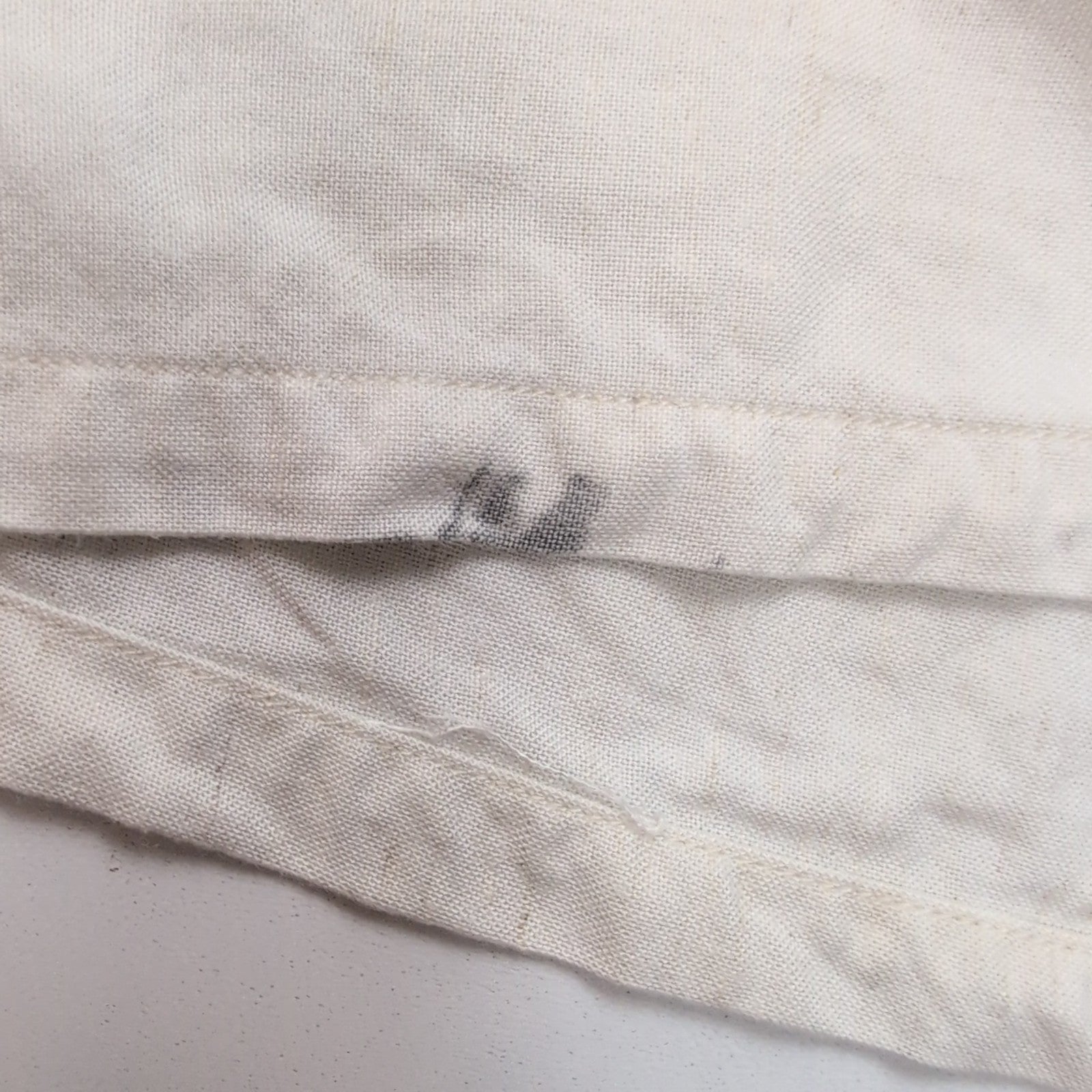 Chemise Hawaïenne Nautica XL Rayonne Palmier Beige manches courtes