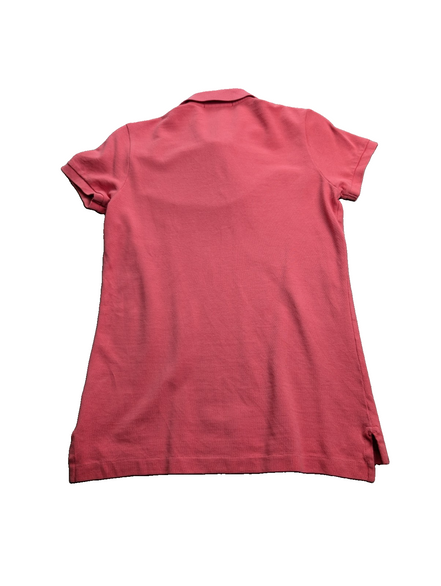 Polo manches courtes Polo Ralph Lauren femme S rose corail Skinny Fit coton