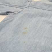 Chemise Levi's XL Jean Bleu 100% Coton 2 Poches Boutons Métal Logo