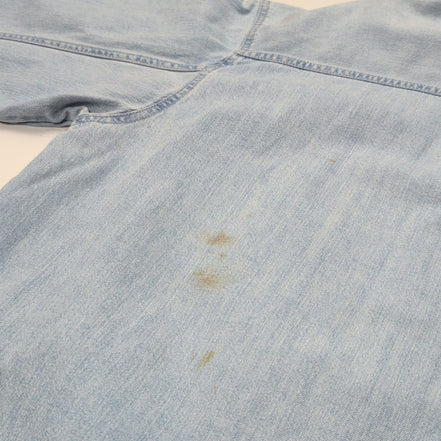 Chemise Levi's XL Jean Bleu 100% Coton 2 Poches Boutons Métal Logo