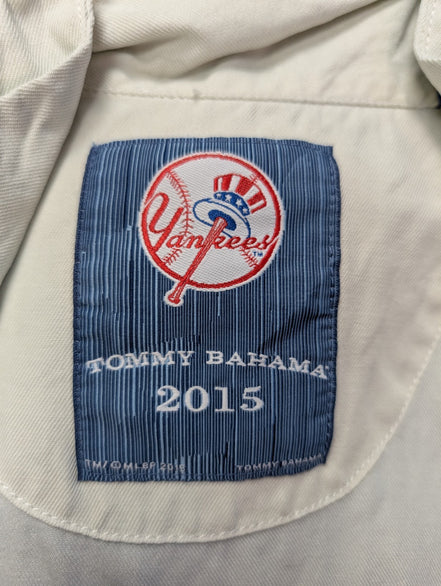 Chemise hawaïenne soie Tommy Bahama Yankees New York taille S