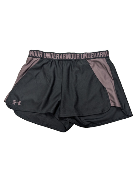 Short Under Armour HeatGear Noir & Marron - Femme Taille M