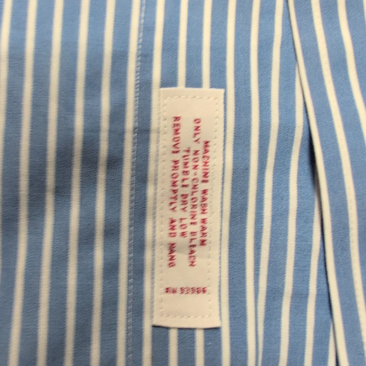 Chemise Brooks Brothers XL Regular Fit Bleu Rayures 100% Coton