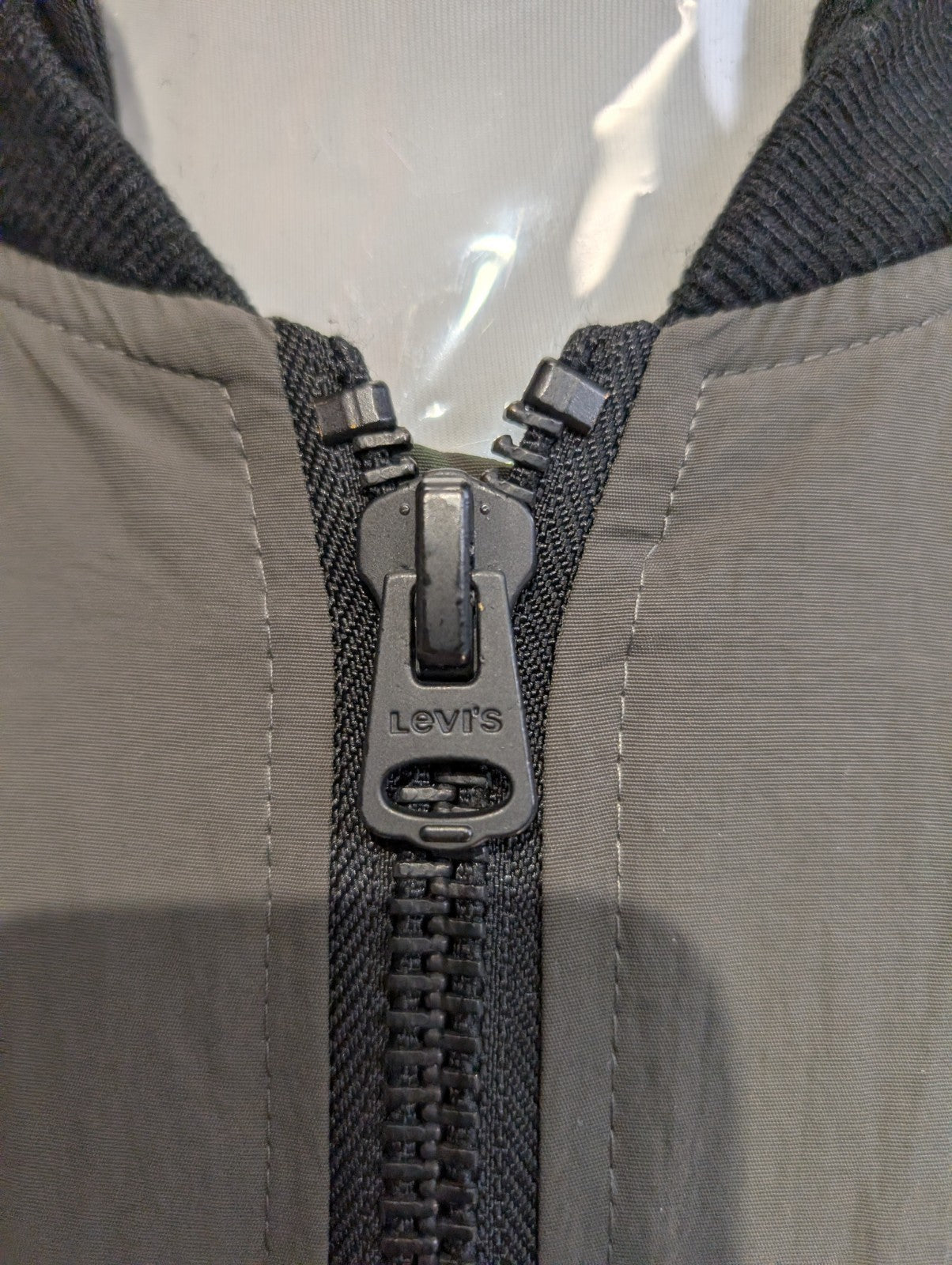 Levi's Blouson Veste Nylon Kaki Capuche M | 292BSR