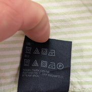Chemise Tommy Hilfiger verte à rayures taille L #273msch