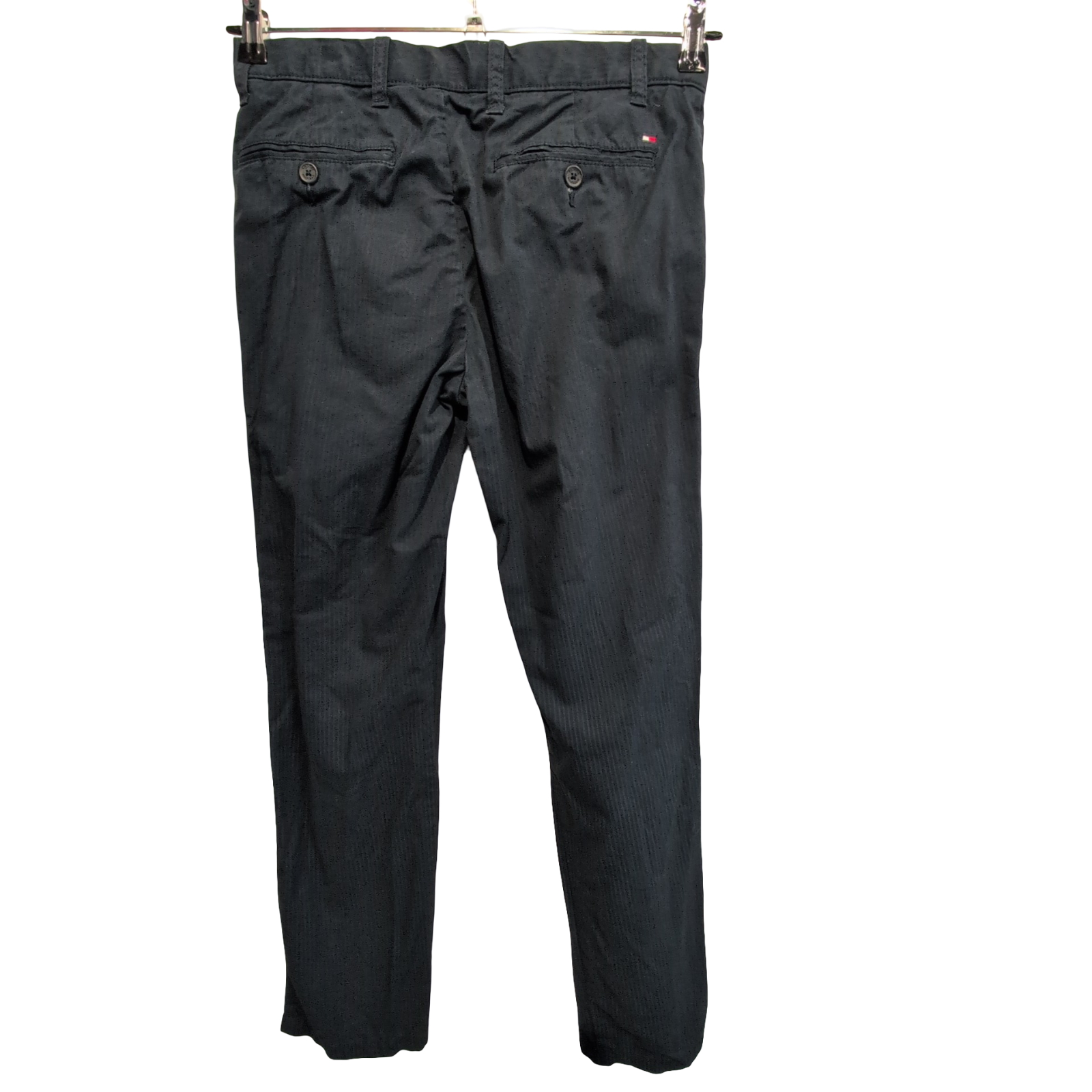 Pantalon chino bleu marine à rayures Tommy Hilfiger taille W28xL30 FR38 #36ct
