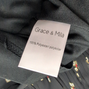 Mini Jupe Femme Grace & Mila Lucas Taille M Noire Plissée Dentelle Neuve