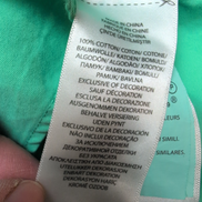 Chemise Ralph Lauren Homme M Vert Pomme Logo Violet Manches Courtes