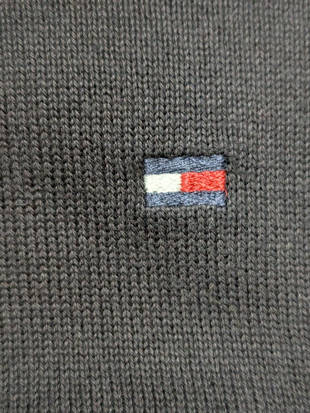 Pull Tommy Hilfiger Homme Col V Noir Profond - Taille M