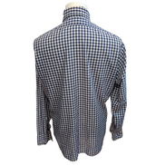 Chemise Levi's western vintage L bleu carreaux col pointu manches longues