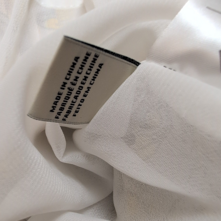 Robe CUBIC Femme T.S Crème Fleurs Jaunes Fluide Été Neuve Avec Étiquette