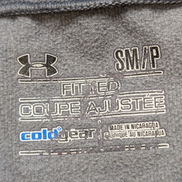 Haut Technique Under Armour ColdGear Femme Gris Doublure Polaire Taille S
