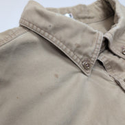 Chemise Carhartt FR 2XL Beige Workwear Coupe-Feu 3 Poches manches longues